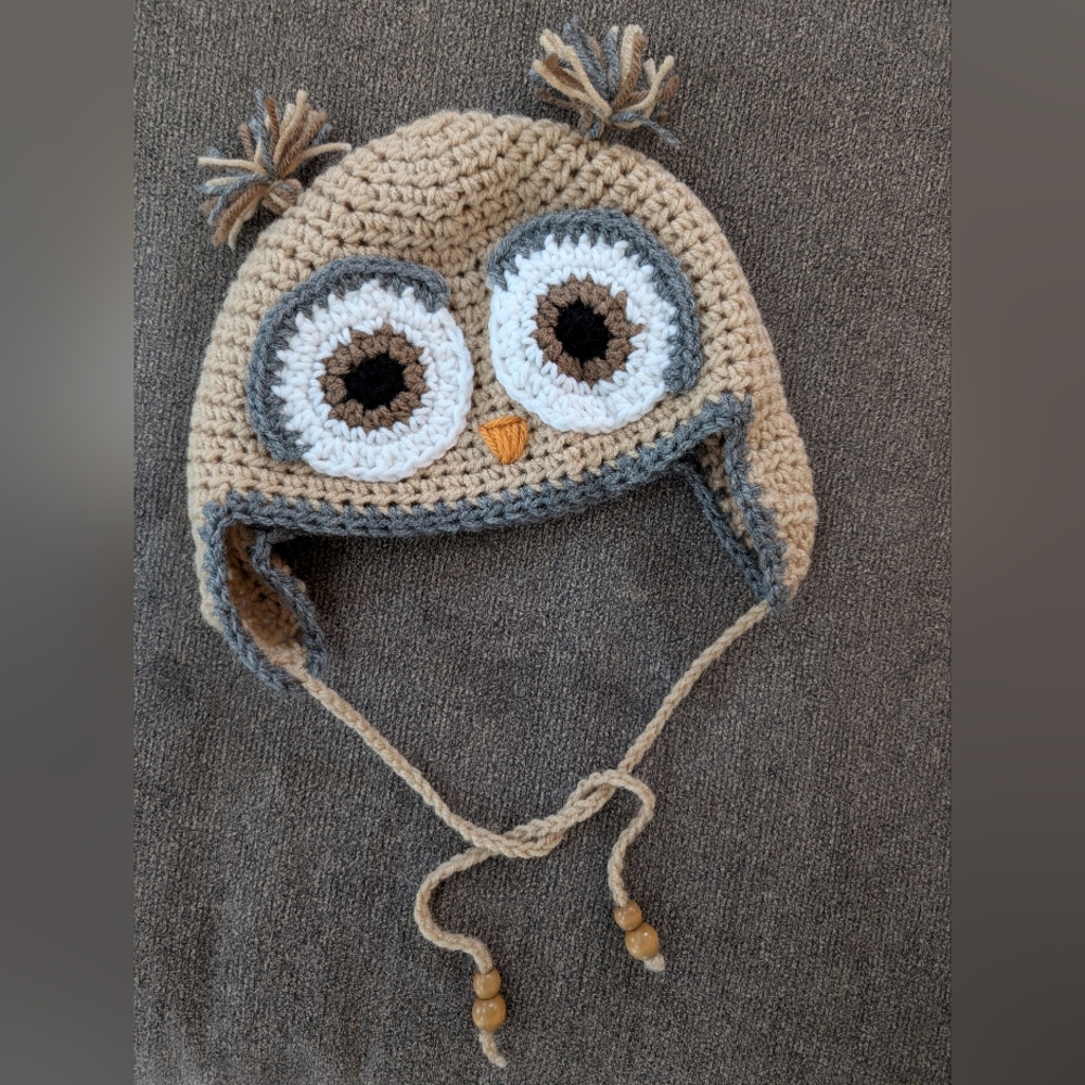 Handmade Owl Hat NEW